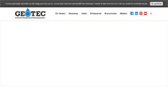 Desktop Screenshot of geotec.se