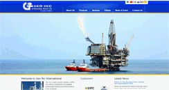 Desktop Screenshot of geotec.in