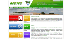 Desktop Screenshot of geotec.it